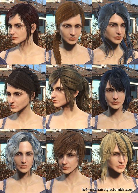 tumblr hairstyles|fallout 4 misc hairstyles tumblr.